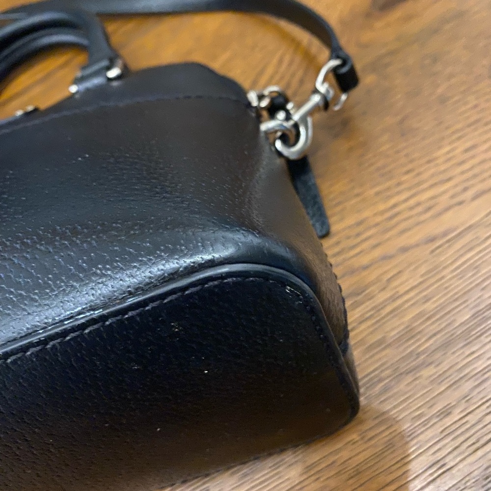 Kate Spade Small Black Leather Dome Handbag - Picture 5 of 10